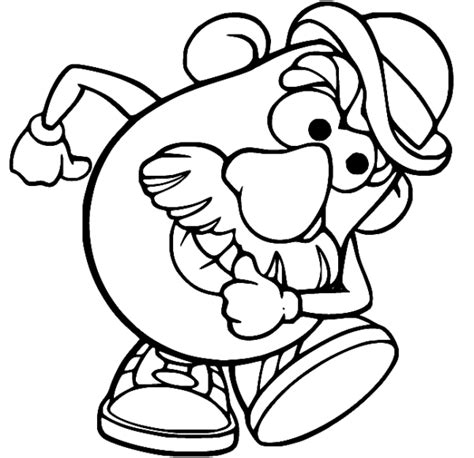 Mr Potato Head Coloring Pages Printable For Free Download