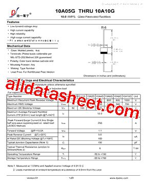 A G Datasheet Pdf Diyi Electronic Technology Co Ltd