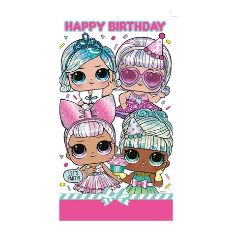 Happy Birthday Lol Surprise Birthday Card Lo058 Character Brands