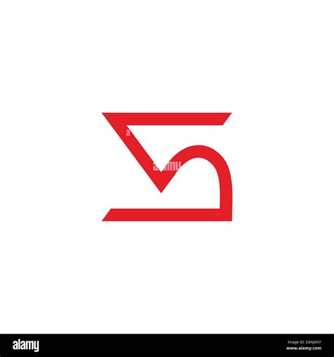 Letter S Geometric Line Arrow Logo Vector Stock Vector Image Art