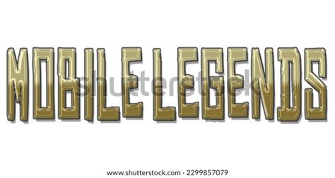 Mobile Legends Text Font Games Mobile Stock Vector (Royalty Free) 2299857079 | Shutterstock