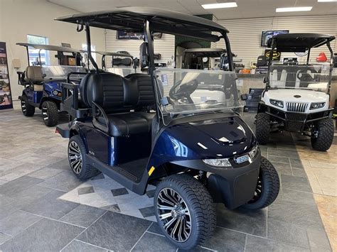 E Z Go Freedom Rxv Elite Lithium Patriot Blue Golf Cart Center