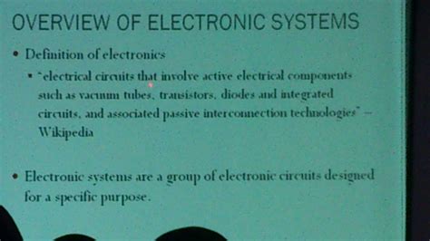 Electronic Technology: Electronic Systems in Industry