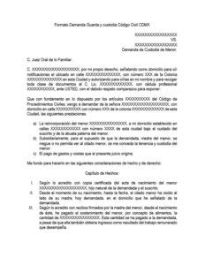 Guarda y Custodia Código Civil en CDMX Qué es y Requisitos 2023