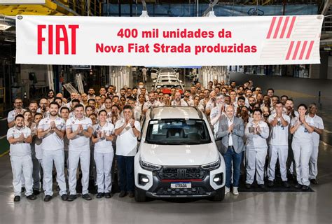 Nova Fiat Strada Atinge A Marca De Mil Unidades Produzidas No Polo