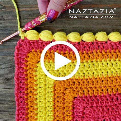 Crochet Bubble Border Naztazia