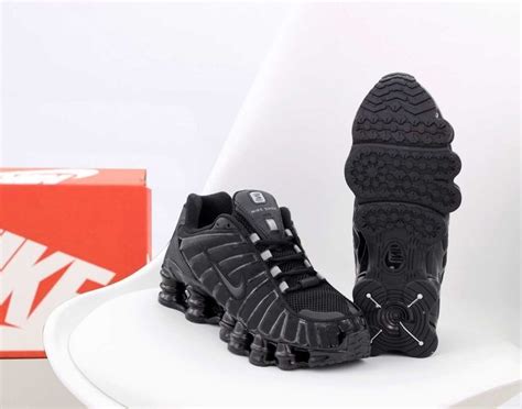 Мужские кроссовки Nike Shox TL Black, черные кроссовки найк шокс тл: 2 ...