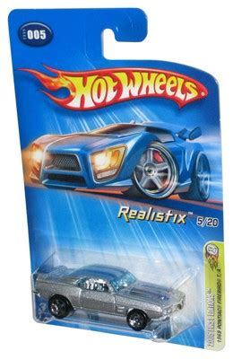 Hot Wheels Realistix First Editions Pontiac Firebird T A Silver C EBay