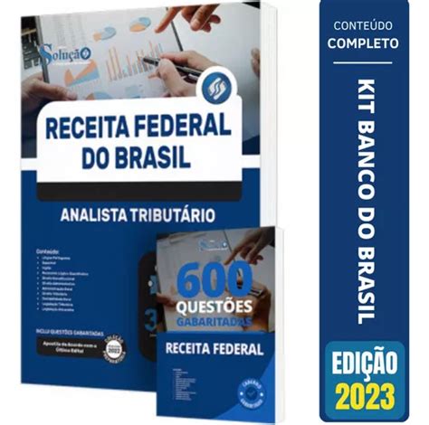 Kit Apostila Analista Da Receita Federal Caderno De Testes