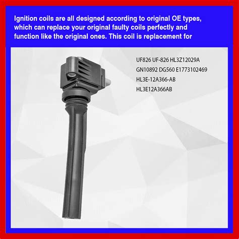 1PC UFD826 IGNITION COIL HL3E-12A366-AB HL3E12A366AB | eBay