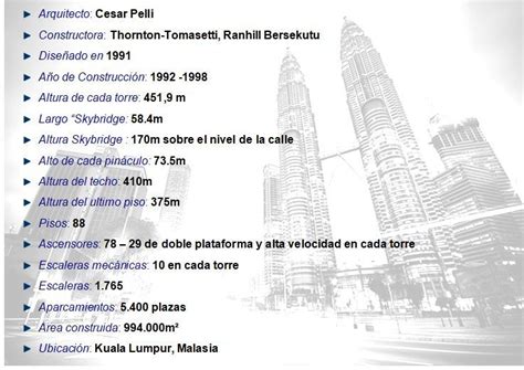 Las Torres Petronas Ficha Fotos Y Planos Del Edificio M S Alto Del