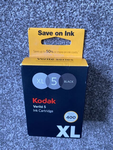 Kodak Verite 5 Replacement Inks XL Black Ink Jet Cartridge Compatible