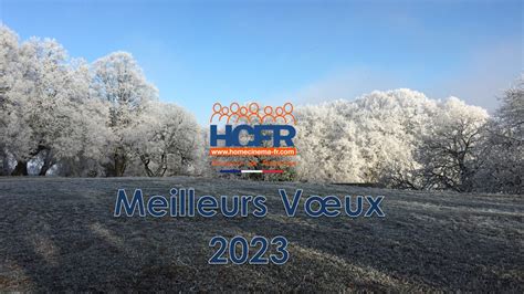 Association HCFR Meilleurs Vœux pour la Nouvelle Année 2023 HCFR