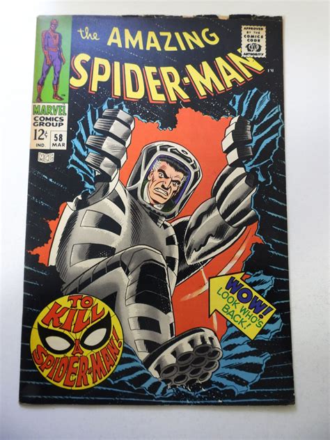 The Amazing Spider Man Vg Condition Comic Books Silver