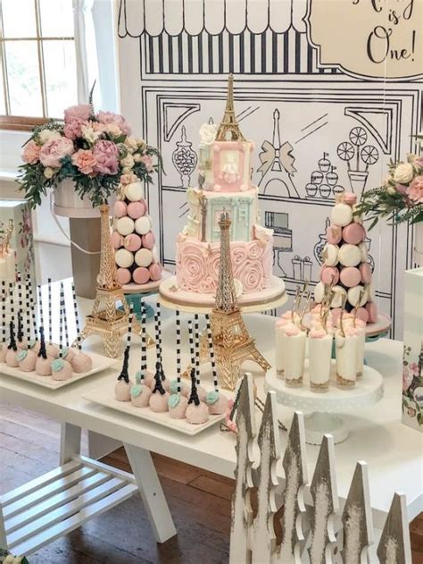 Tres Chic Paris Theme Party Ideas Sugar Cloth