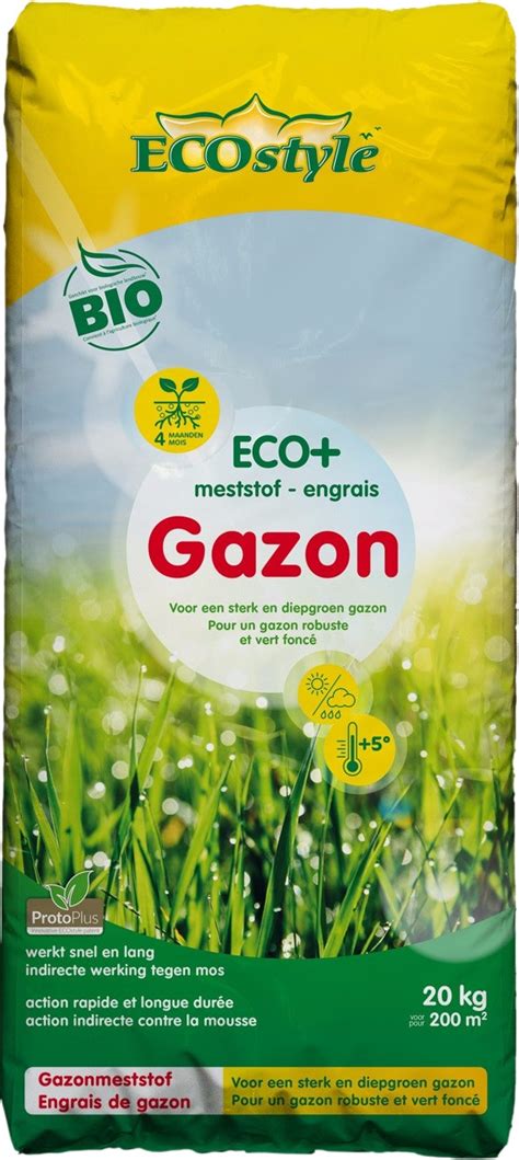 Ecostyle Gazonmeststof Gazon ECO met protozoa 200 m²