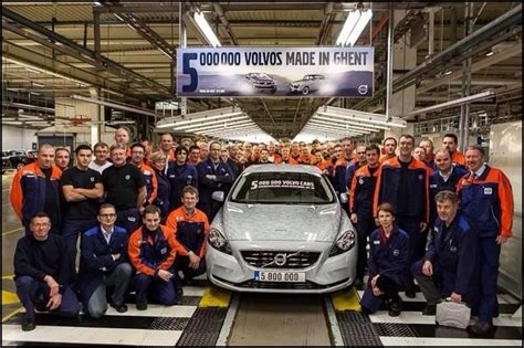 Volvo Cinq Millions De Voitures Produites En Belgique