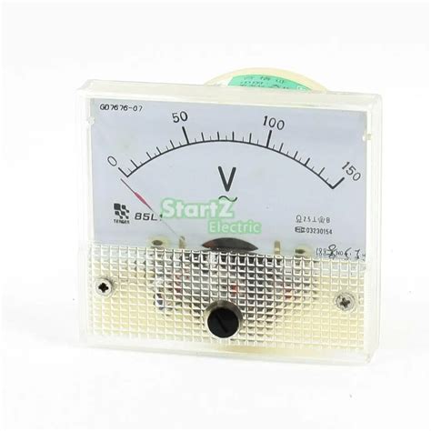 Ac Analog Meter Panel 150v Volt Meter Ammeters 85l1 0 150v Gauge In Current Meters From Tools On