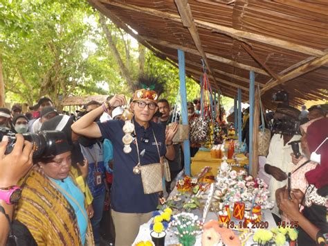 Menparekraf Sandiaga Uno Ungkap Potensi Desa Wisata Kampung Ugar Buka