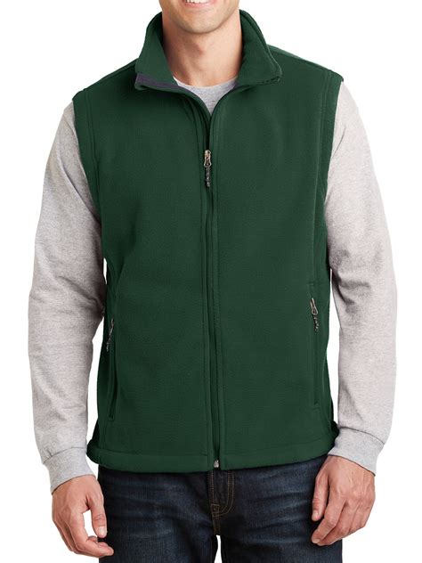 Mafoose Men S Super Soft Value Fleece Vest Forest Green Large Walmart