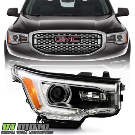 For Gmc Acadia Hid W Led Drl Projector Headlight Headlamp