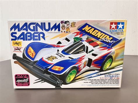 【未組立希少】magnum Saber マグナムセイバー 132 フルカウルミニ四駆シリーズ No1 Item 19401 Tタミヤ