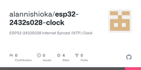 GitHub - alannishioka/esp32-2432s028-clock: ESP32-2432S028 Internet ...