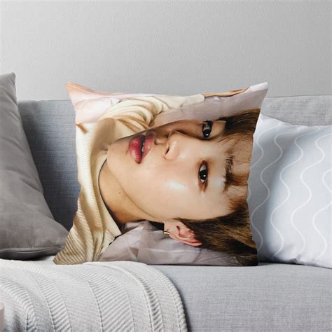 "BTS Jimin" Throw Pillow by taewithkookies | Redbubble