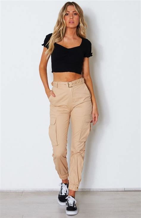 Como Usar A Calça Cargo Cargo Pants Women Cargo Pants Women Outfit