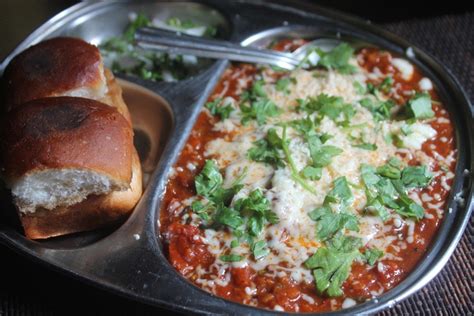 Cheese Pav Bhaji Recipe Mumbai Street Style Cheesy Pav Bhaji