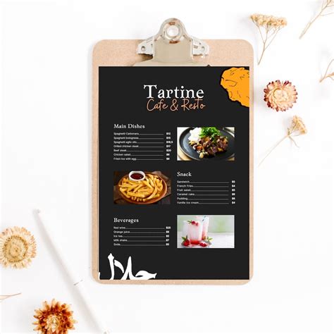 Editable Restaurant Menu Template Customizable and Modern Design for ...