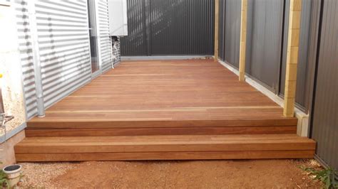 Spotted Gum Timber Deck Rustic Deck Adelaide By NAGEL Building