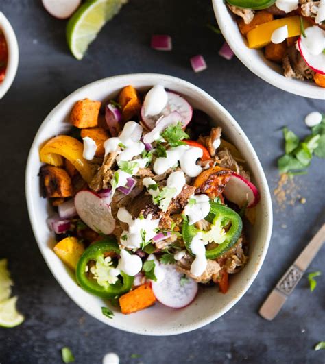 Loaded Healthy Carnitas Bowl