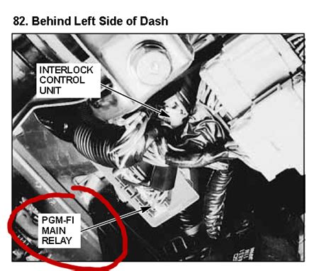 2004 Honda Accord Starter Relay Location