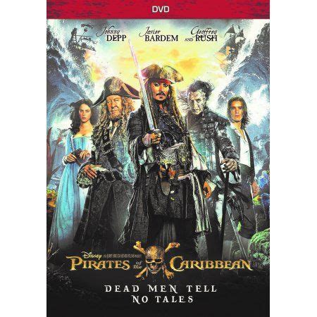 Pirates Of The Caribbean Dead Men Tell No Tales DVD Walmart