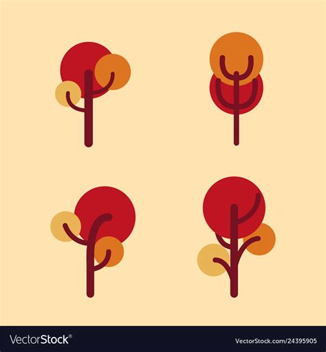 Tree nature forest Royalty Free Vector Image - VectorStock