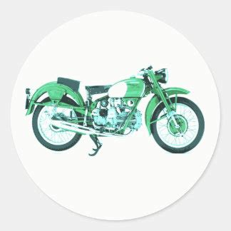 Vintage Motorcycle Stickers | Zazzle