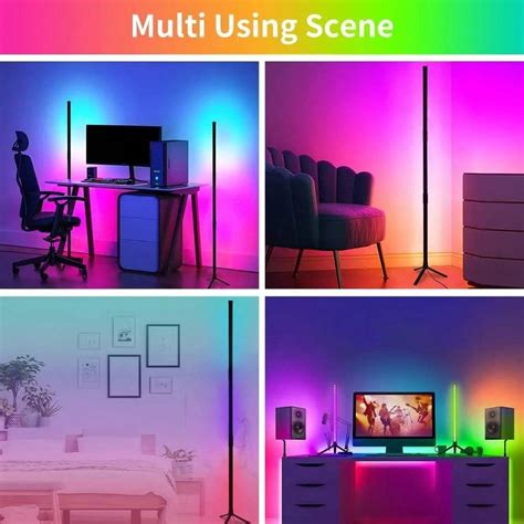 Led Corner Floor Lamp Rgb Led Corner Lamp With Remote Control Rgb