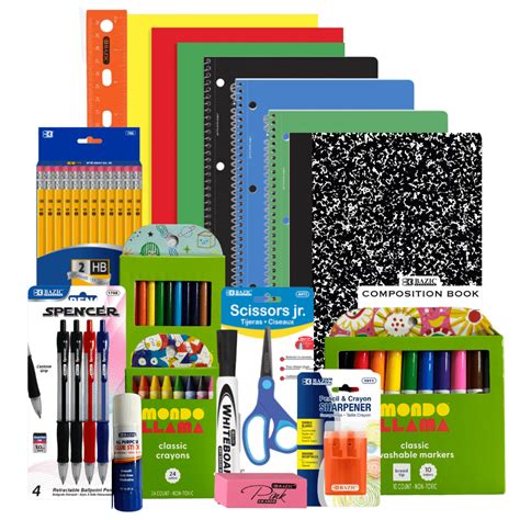 Mwsc Kids Grade School Supply Bundle Essential Materials For