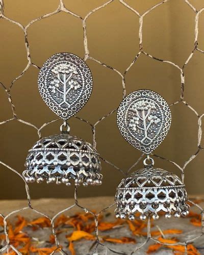 Tribal Tree Jhumka By Studio B The Secret Label