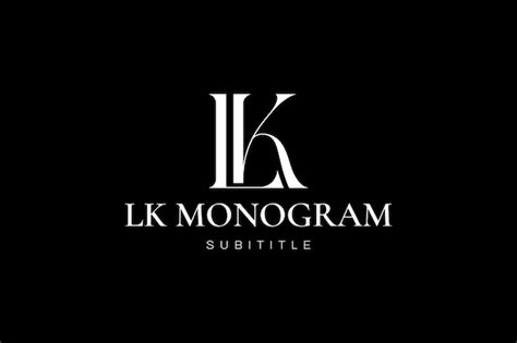 Premium Vector Modern Luxury Initial Lk Monogram Logo Design Vector