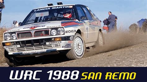 Wrc San Remo Rally Miki Biasion Wins The World Championship