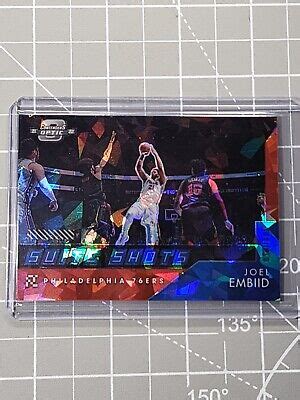 2021 22 Contenders Optic Joel Embiid Suite Shots Cracked Red Ice Prizm