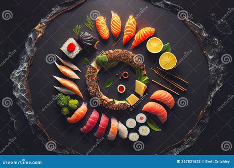 Sushi Fish Royalty-Free Stock Photography | CartoonDealer.com #267831623