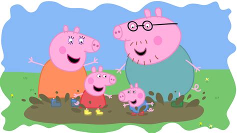 Peppa Pig In Muddy Puddle Transparent Png Image Festa Peppa Pig Images