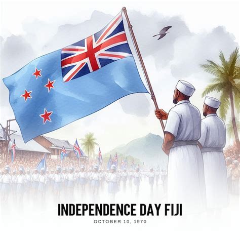 Independence Day Fiji Social Media Post Banner Poster Template