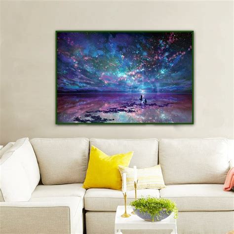 Galaxy Sky Painting at PaintingValley.com | Explore collection of ...