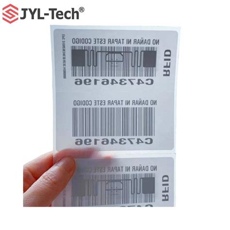 Customization Zebra Printer Monza R P Uhf Rfid Inlay Label For