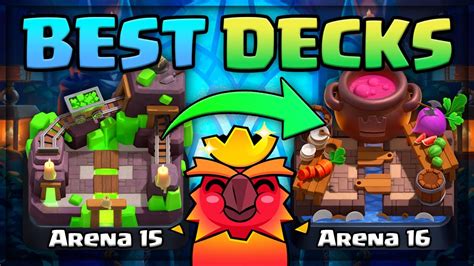 Best Decks For Arenas In Clashroyale Youtube