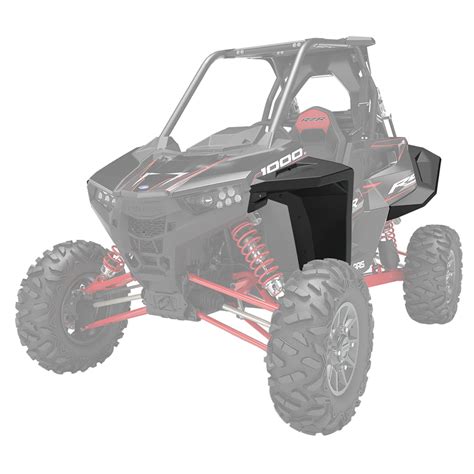 Polaris 2883488 Matte Black Xl Fender Flares 2018 2020 Rzr Rs1 Oem